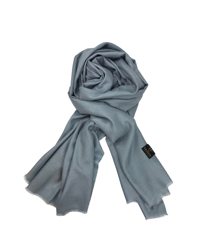 Toller Kaschmirschal in mint-grau 2