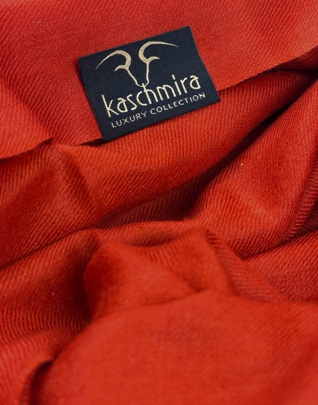 Toller Kaschmirschal in orange 3