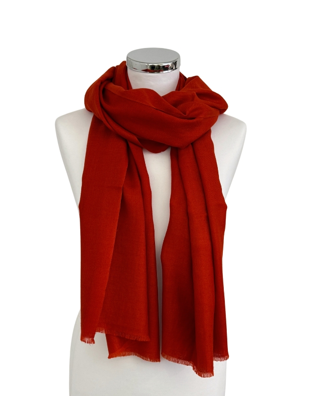 Toller Kaschmirschal in orange 5