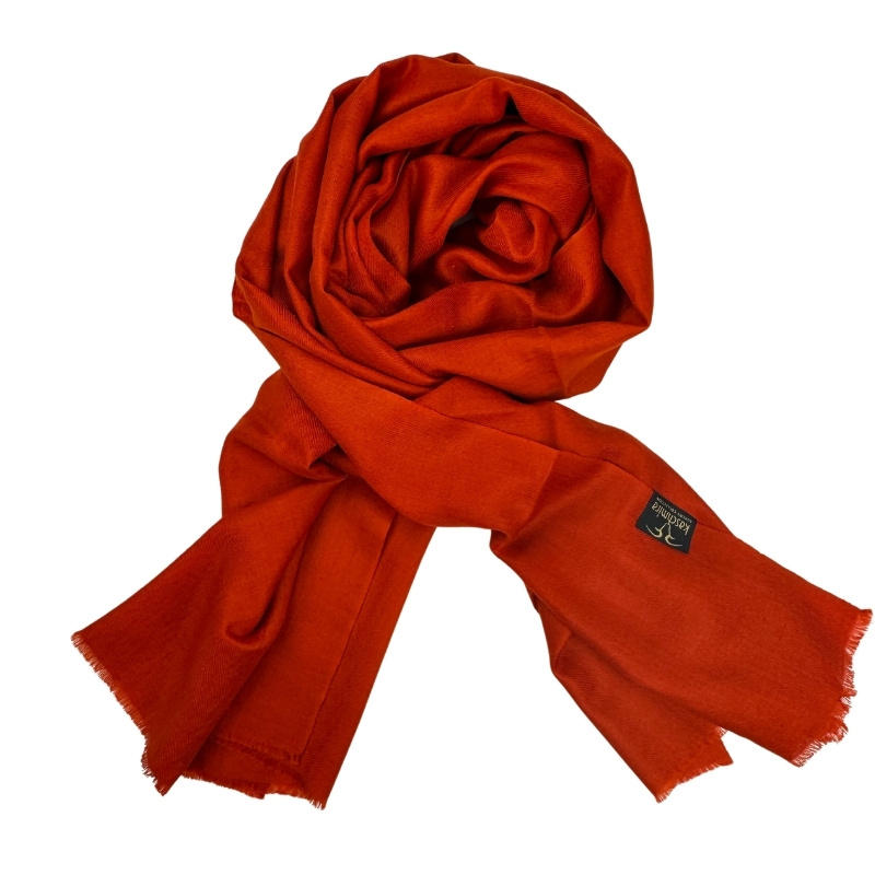 Kaschmirschal orange