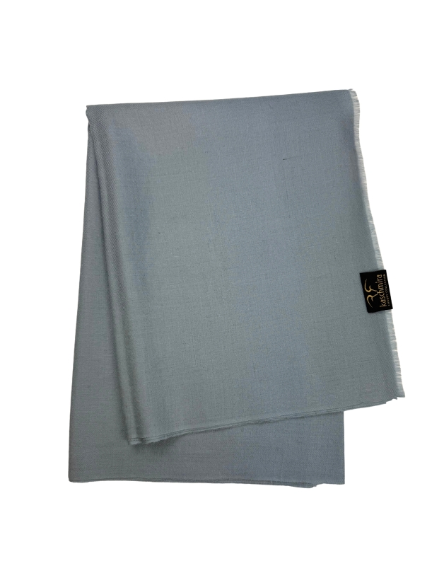 Toller Kaschmirschal in mint-grau 1